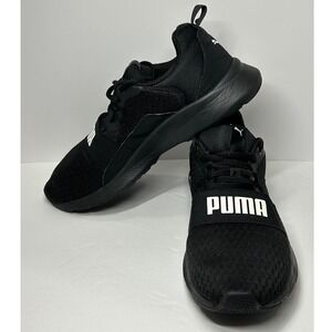 Puma Women's Black Athletic Shoes Sneakers Lace Up Comfort Size 8